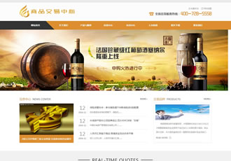 金融商品交易中心类网站织梦模板(带手机端)-DeDecms(织梦)模板