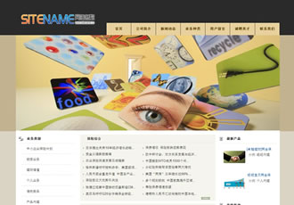 财务系统金融行业通用型建站模板-建站之星模板