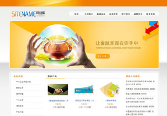 会计财务类服务行业通用建站模板-建站之星模板