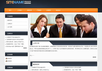 财务会计咨询服务公司法律咨询建站系统模板-建站之星模板