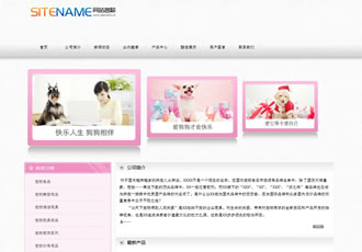 户外产品网销宠物用品平台建站模板-建站之星模板