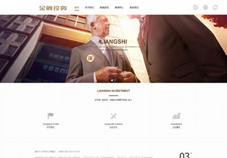 金融股权投资类网站织梦模板(带手机端)