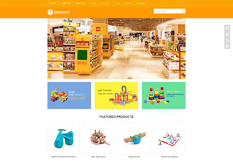响应式食品百货英文外贸类网站织梦模板HTML5玩具外贸网站源码下载-DeDecms(织梦)模板